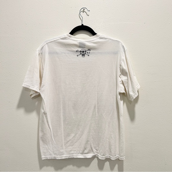 Stussy x Kostas Seremetis White Skull Graphic T-Shirt Size M - Picture 2 of 9